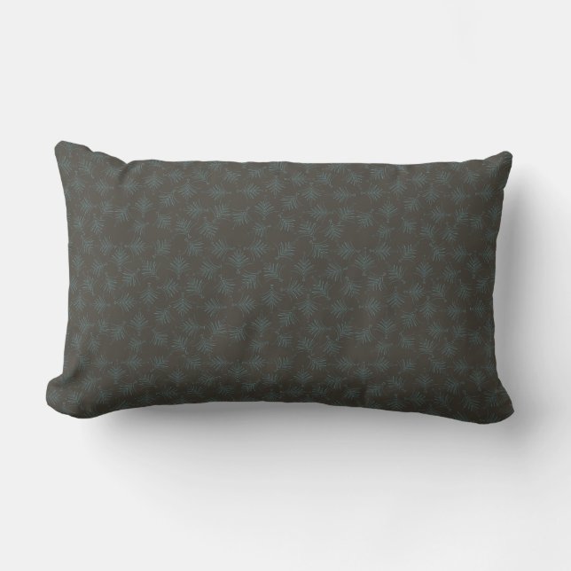 Lumbar Cojín decorativo marrón oscuro (Anverso)
