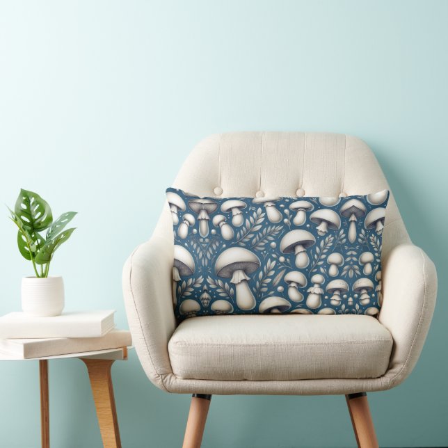 Lumbar Cojín decorativo Mushroom Meadow (Silla)