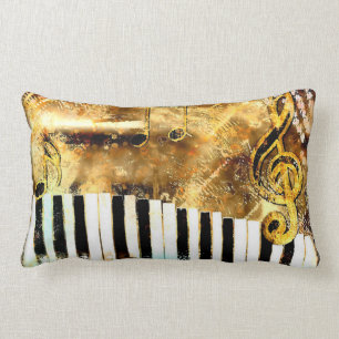 Lumbar Cojín decorativo musical del Grunge