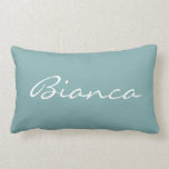 Lumbar Cojín decorativo personalizado<br><div class="desc">Añade tu nombre a nuestra bella almohada lumbar personalizada.</div>