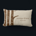 Lumbar Cojín decorativo Personalizado Birch Trees<br><div class="desc">¡Disponible en una variedad de colores! Color personalizado disponible bajo petición. Diseñado por Berry Berry Sweet {www.berryberrysweet.com}</div>