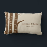Lumbar Cojín decorativo Personalizado Birch Trees<br><div class="desc">¡Disponible en una variedad de colores! Color personalizado disponible bajo petición. Diseñado por Berry Berry Sweet {www.berryberrysweet.com}</div>