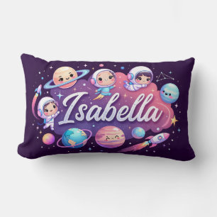 Lumbar Cojín decorativo personalizado de la galaxia espac