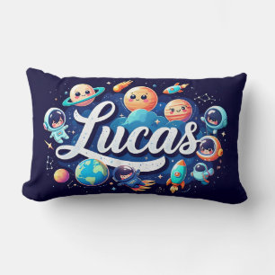 Lumbar Cojín decorativo personalizado de la galaxia espac