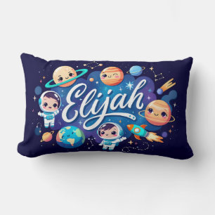 Lumbar Cojín decorativo personalizado de la galaxia espac