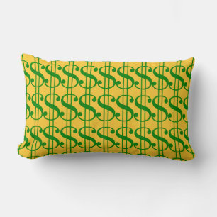 Lumbar Cojín decorativo personalizado de Rótulo en dólare