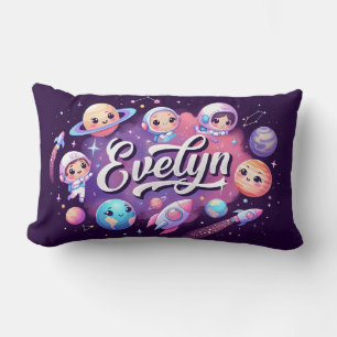 Lumbar Cojín decorativo personalizado de Space Galaxy Eve