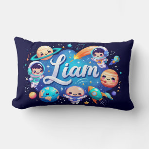 Lumbar Cojín decorativo personalizado de Space Galaxy Lia
