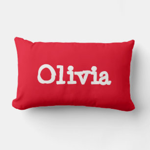 Lumbar Cojín decorativo personalizado - Olivia