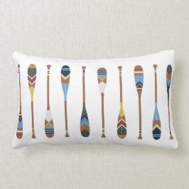 Lumbar Cojín decorativo pintado de la paleta