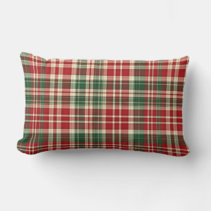 Lumbar Cojín decorativo Plaid-1-Lumbar de los navidades