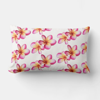 Lumbar Cojín decorativo Plumeria Rosa
