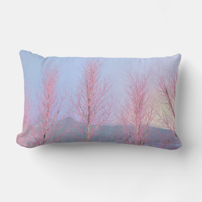 Lumbar Cojín decorativo Raspberry Creme Birch (Anverso)