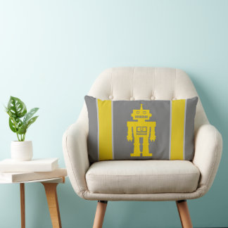 Lumbar Cojín decorativo Retro Robot