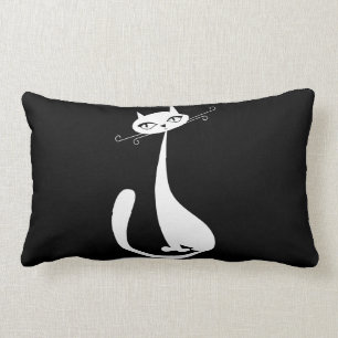 Lumbar Cojín decorativo Sleek Cat