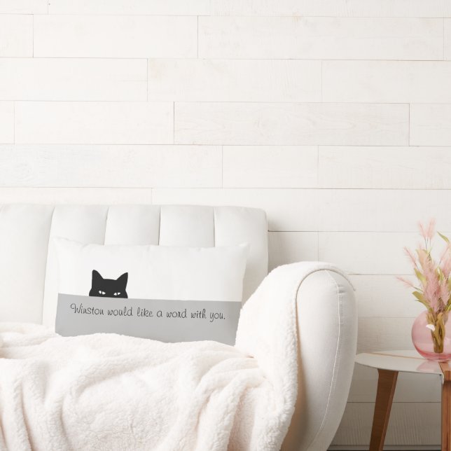 Lumbar Cojín decorativo Sneaky Cat (Sofá)