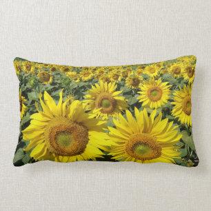 Lumbar Cojín decorativo soleado de MoJo de los girasoles