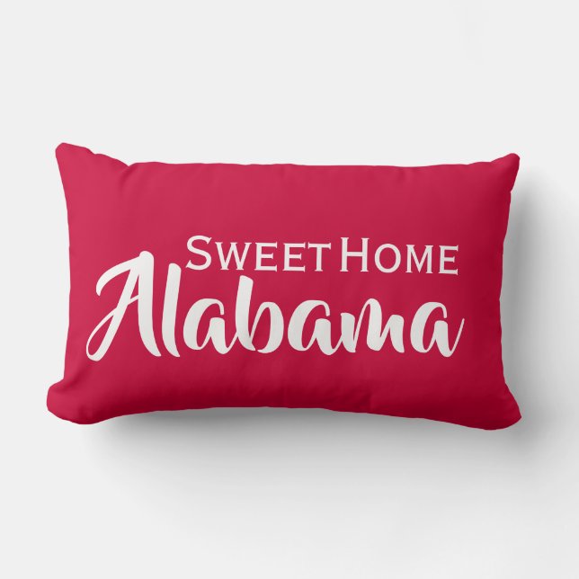 Lumbar Cojín decorativo Sweet Home Alabama (Anverso)