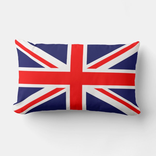 Lumbar Cojín decorativo Union Jack (Anverso)