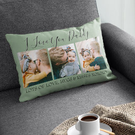 Lumbar Cojín disperso moderno personalizado Te quiero pap