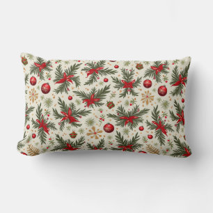 Lumbar cojín rectangular de navidades
