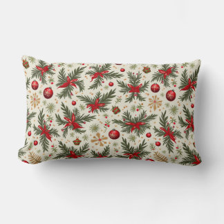 Lumbar cojín rectangular de navidades