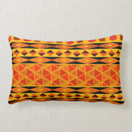 Lumbar Diseño de cojín con patrón africano