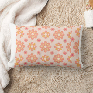 Lumbar Elegante cojín decorativo floral geométrico retro
