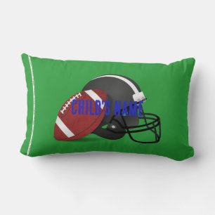 Lumbar Funda de cojín con tema de fútbol Nombre HAMbWG