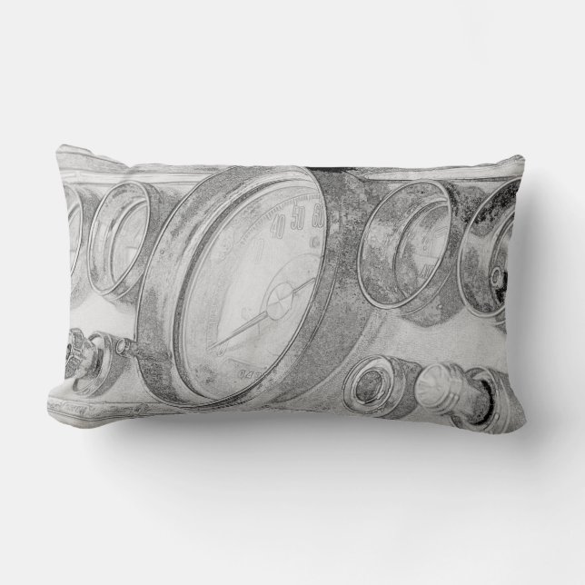 Lumbar Funda de cojín de boceto de tablero de Chrysler fu (Anverso)