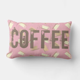Lumbar Funky Coffee Mug Cup Pattern Cushion Cojín decorat