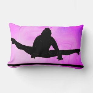 Lumbar Gimnasia Pastel Cojín decorativo de bares desigual