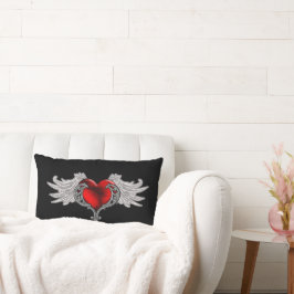 Lumbar Gótico Corazón con Cojín decorativo Angel Wings