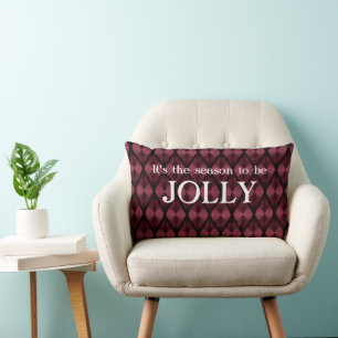 Lumbar Gran Cojín decorativo de Navidades de temporada