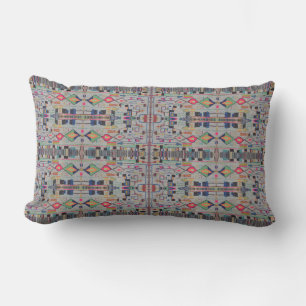 Lumbar HAMbyWG - Cojín decorativo - Neon White Tribal Loo