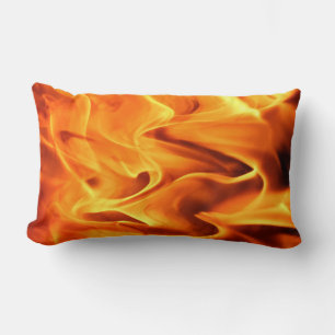 Lumbar Hermoso Cojín decorativo de fuego