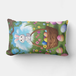 Lumbar Hippity Hop Bunny Cojín decorativo