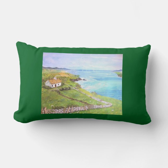 Lumbar Irlandés, Irlanda, Almohada, Cojín (Anverso)