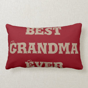 Lumbar La mejor abuela nunca, Cojín decorativo del amor