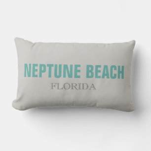 Lumbar Neptune Beach Florida Beach Cojín decorativo