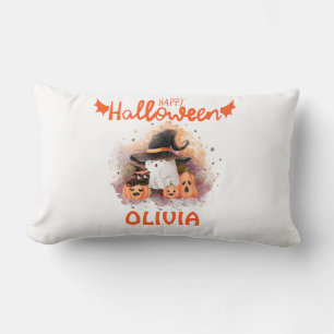 Lumbar Nombre personalizado Fantasma y Cojín decorativo d