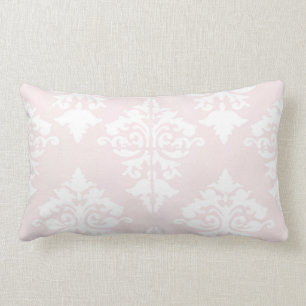 Lumbar Palidezca - el Cojín decorativo rosado del damasc