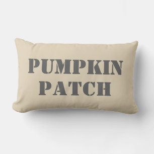 Lumbar Parche de calabaza Cojín decorativo otoño