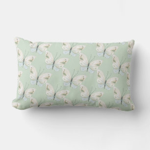 Lumbar Pastel Green con Cojín decorativo de mariposa