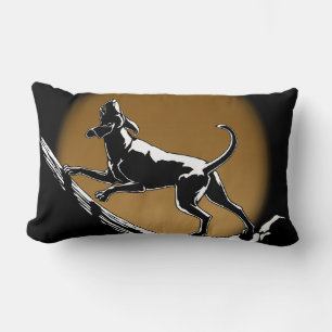 Lumbar Perro perro Cojín decorativo de caza Perros