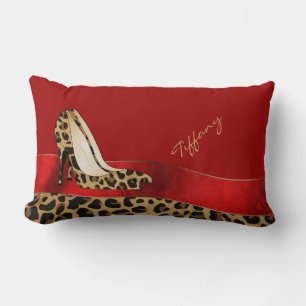 Lumbar Personalizado de moda Jaguar Stilettos Cojín decor