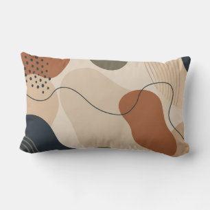 Lumbar Regalo de cojín decorativo con formas orgánicas mo