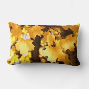 Lumbar Regalos de cojín de hojas de árbol de otoño temas
