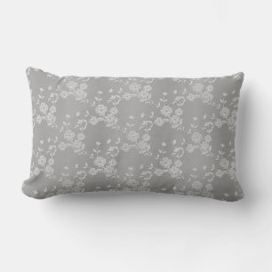Lumbar Spray floral, COJÍN DECORATIVO Lt-LUMBAR plateado-