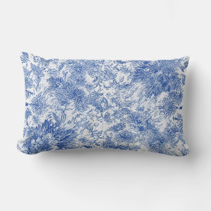 Lumbar Tapiz floral Delft - Cojín decorativo